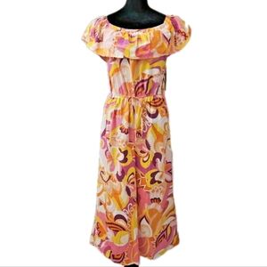 Floral Off-Shoulder Jumpsuit - Multicolor